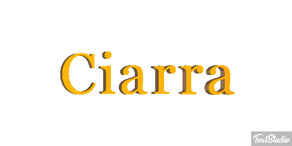 Ciarra Text effect