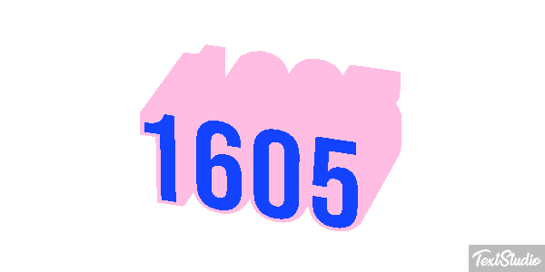 1605 Text effect