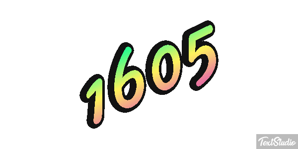 1605 Text effect