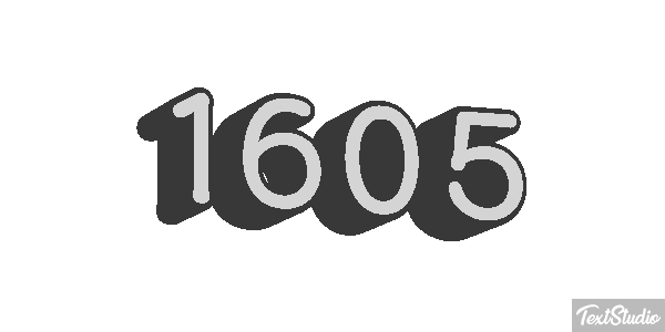 1605 Text effect