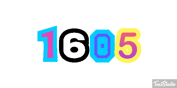 1605 Text effect