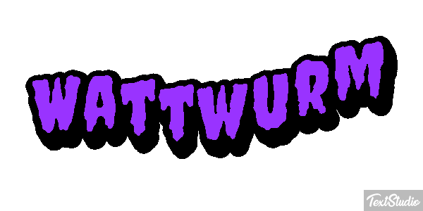 Wattwurm Texteffekt