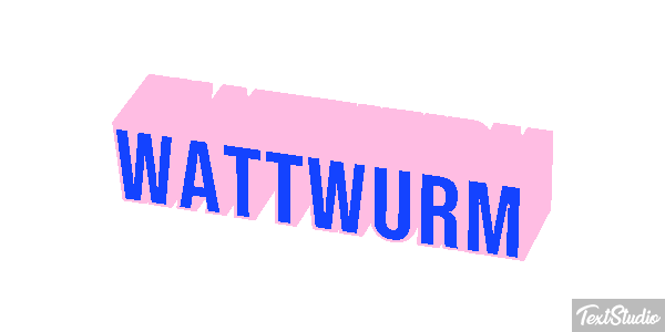 Wattwurm Texteffekt