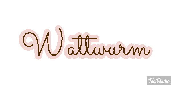 Wattwurm Texteffekt