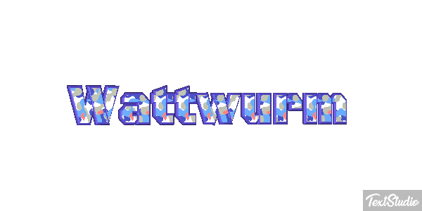 Wattwurm Texteffekt