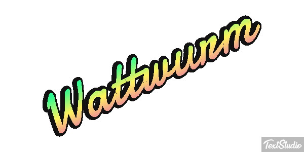 Wattwurm Texteffekt