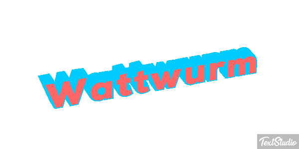 Wattwurm Texteffekt