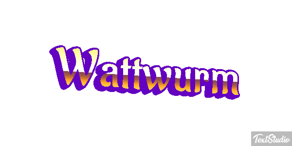Wattwurm Texteffekt