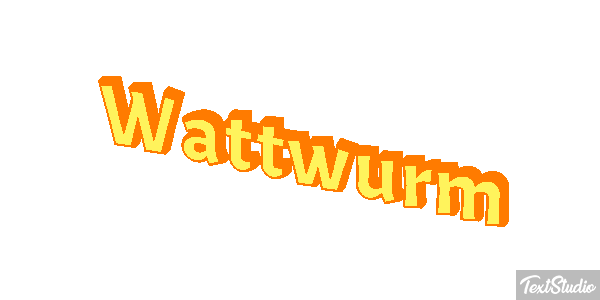 Wattwurm Texteffekt