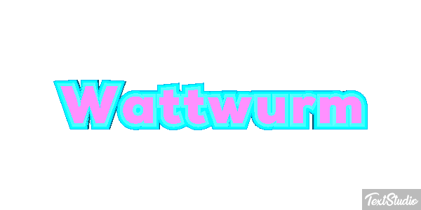 Wattwurm Texteffekt