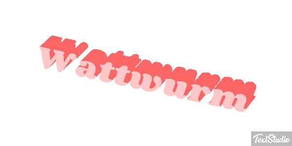 Wattwurm Texteffekt