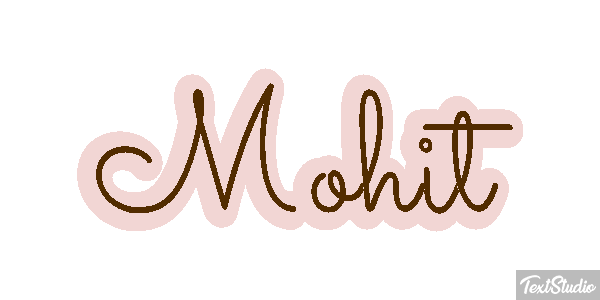 Mohit Tekst effect