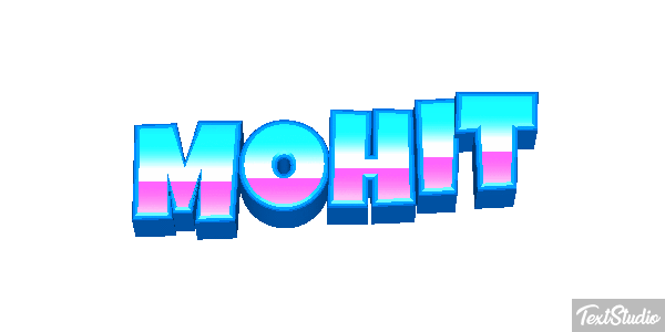 Mohit Tekst effect