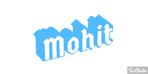 Mohit Tekst effect