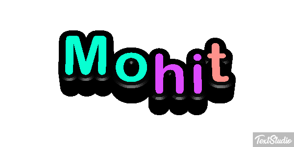 Mohit Tekst effect
