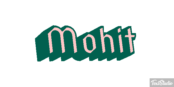 Mohit Tekst effect