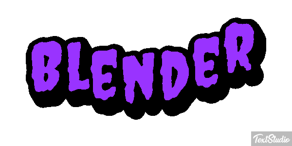 Blender Text effect