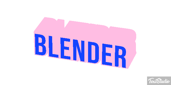 Blender Text effect