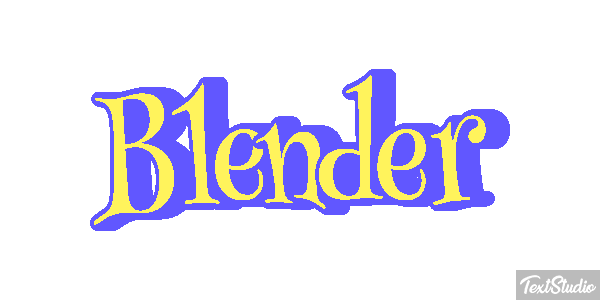Blender Text effect