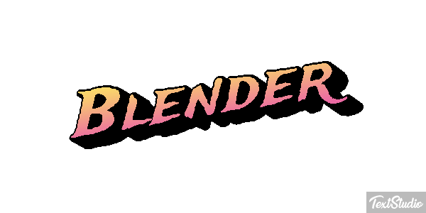 Blender Text effect