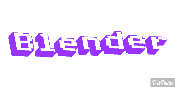 Blender Text effect