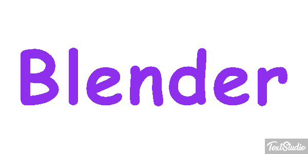 Blender Text effect