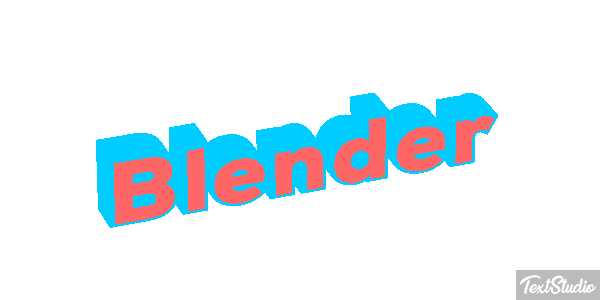 Blender Text effect