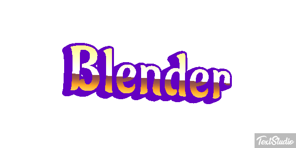Blender Text effect