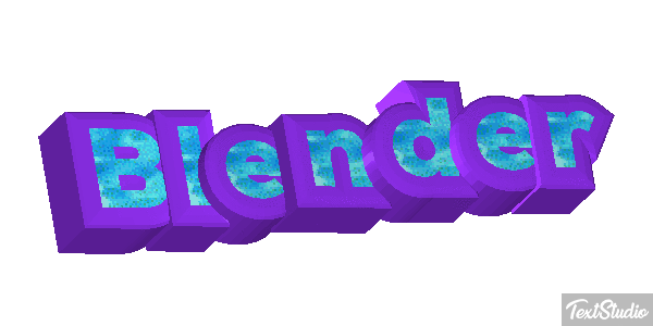 Blender Text effect