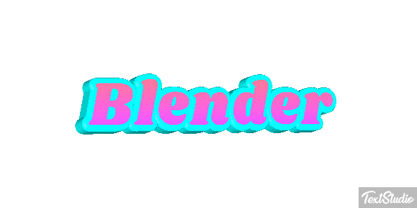 Blender Text effect