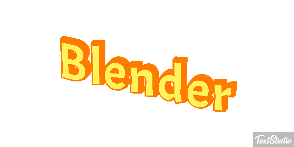 Blender Text effect