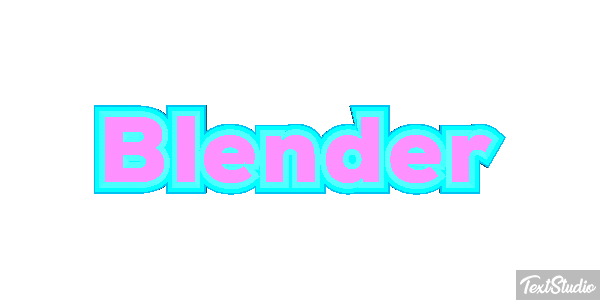 Blender Text effect