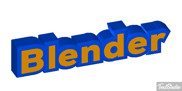 Blender Text effect