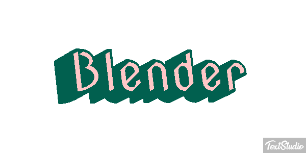 Blender Text effect