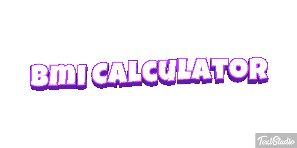 Bmi Çalculator Effetto testo
