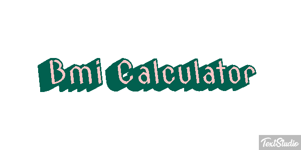 Bmi Çalculator Effetto testo