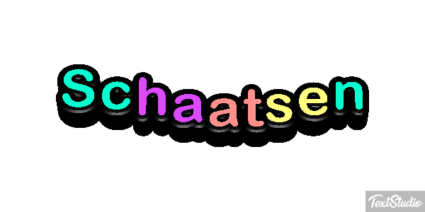 Schaatsen Tekst effect