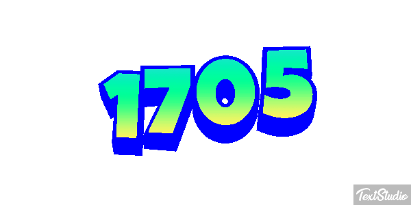 1705 Tekst effect