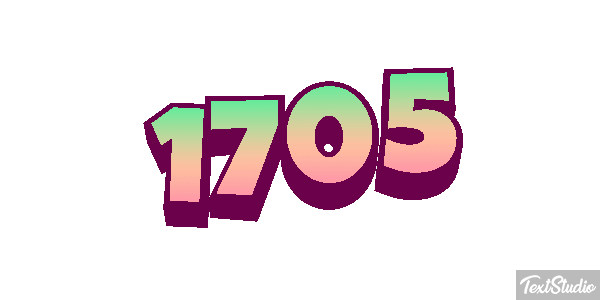 1705 Tekst effect