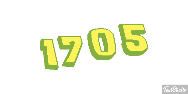 1705 Tekst effect