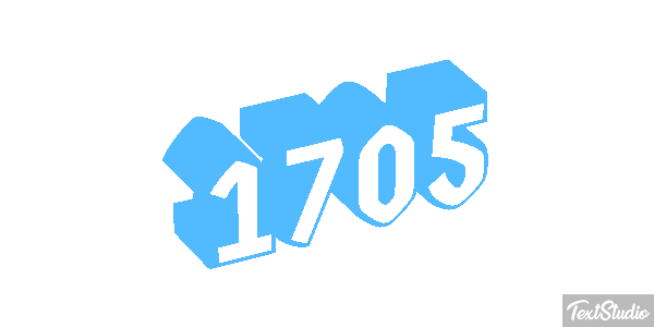 1705 Tekst effect