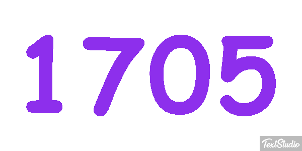1705 Tekst effect