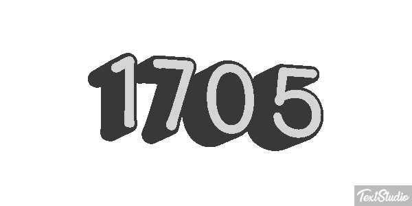 1705 Tekst effect