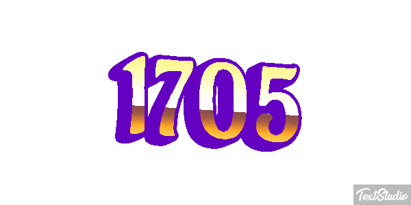 1705 Tekst effect