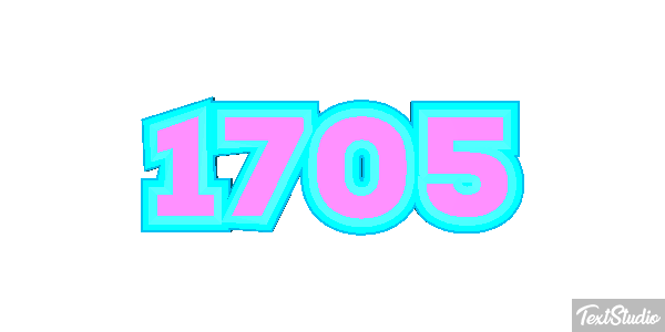 1705 Tekst effect