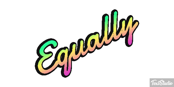 Equally Text effect