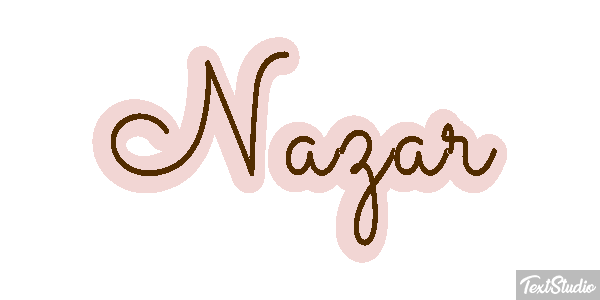 Nazar Effetto testo