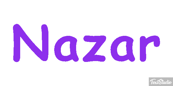Nazar Effetto testo