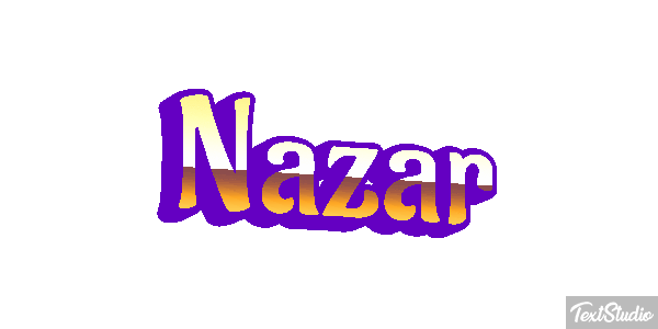 Nazar Effetto testo