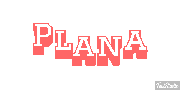 Plana Efeito do texto